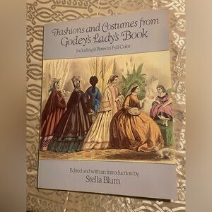 Vintage 80s Fashions Costumes Godey’s Lady’s Stella Blum Book #D